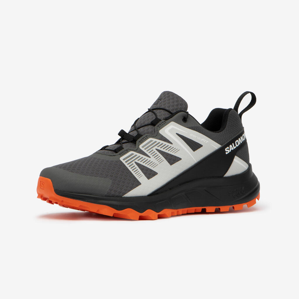 Men's Trail Running Shoes - Salomon Supera Trail 3 - Grey/Orange